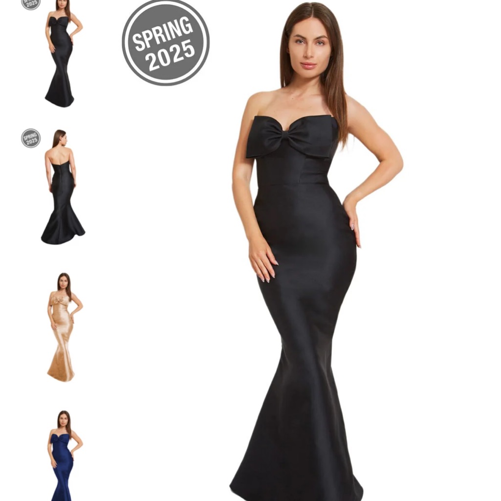 Bari Jay Black Bridesmaid Dress - Brand New With Tags, Size Was Too Big For Me